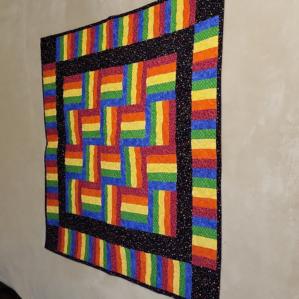 Beautiful handmade baby quilt